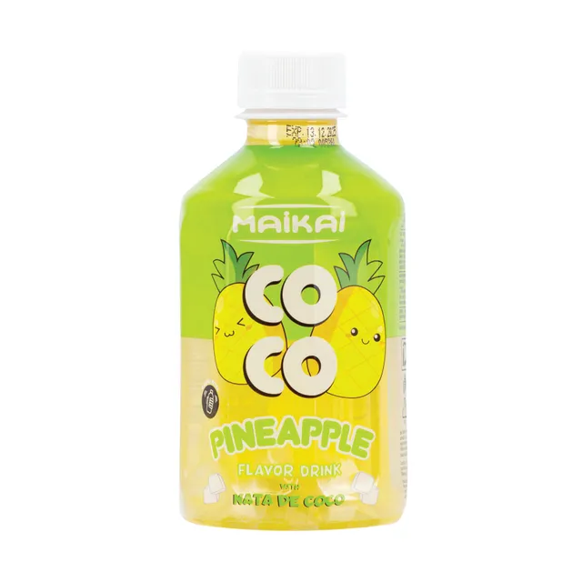 Ananasų skonio gėrimas su kokosų gabaliukais MAIKAI COCO, 280 ml
