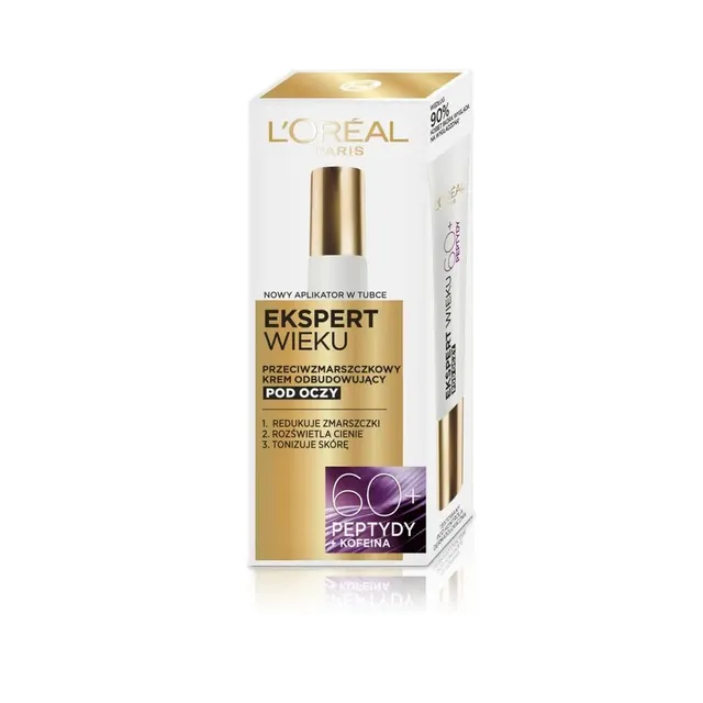Paakių kremas L'OREAL PARIS AGE EXPERT 60+, 15 ml