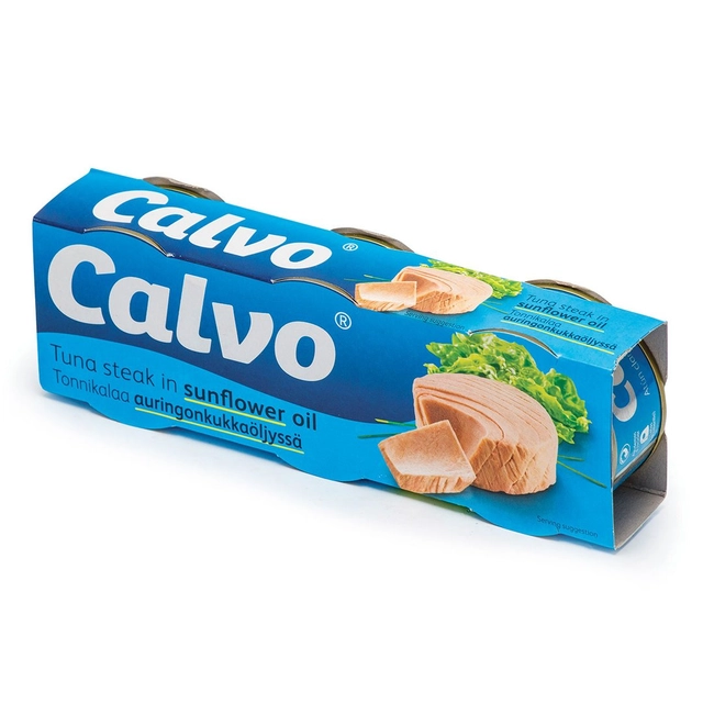 Tunas saulėgrąžų aliejuje CALVO, 240 g