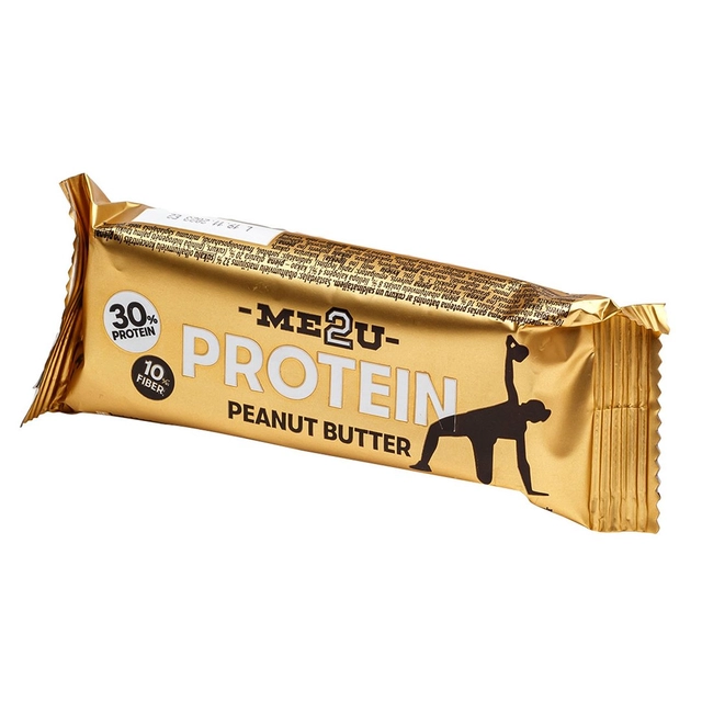 Baltyminis batonėlis ME2U PROTEIN PEANUT BUTTER, 60 g