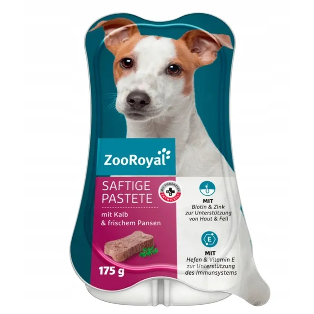 Pâté for dogs with veal and offal