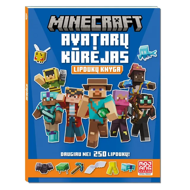 Knyga MINECRAFT. AVATARŲ KŪRĖJAS
