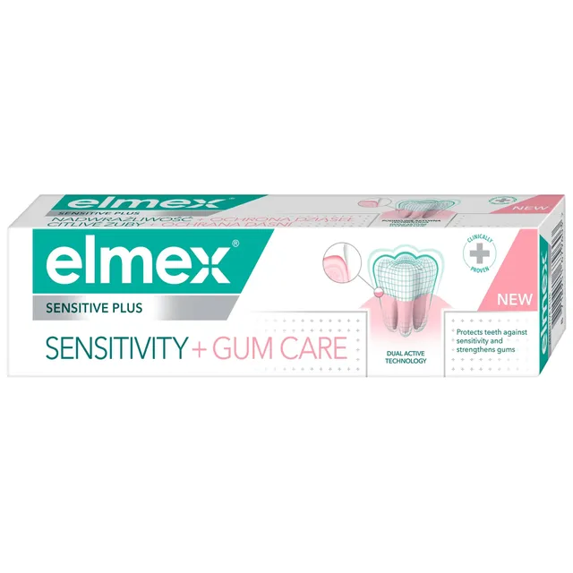 Toothpaste ELMEX SENSITIVE PLUS SESITIVITY, 75 ml