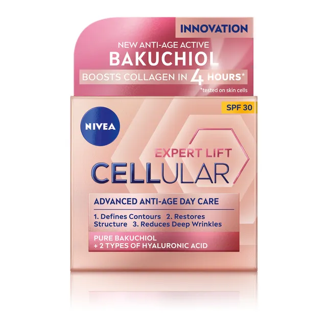 Dieninis kremas nuo senėjimo NIVEA CELLULAR EXPERT LIFT, 50 ml