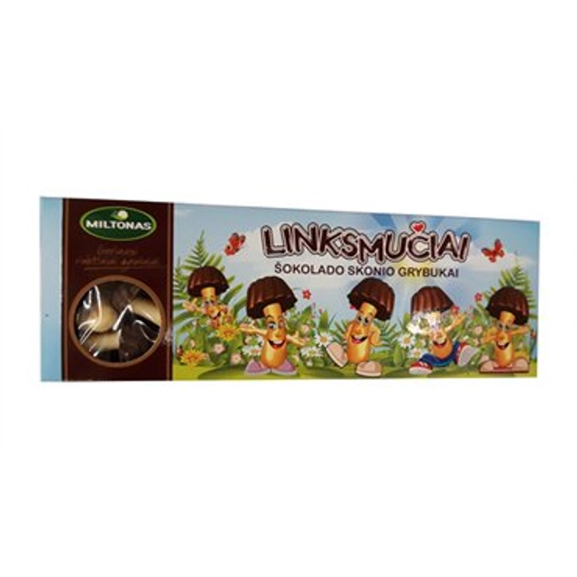 Šokolado skonio sausainiai GRYBUKAI LINKSMUČIAI, 170 g