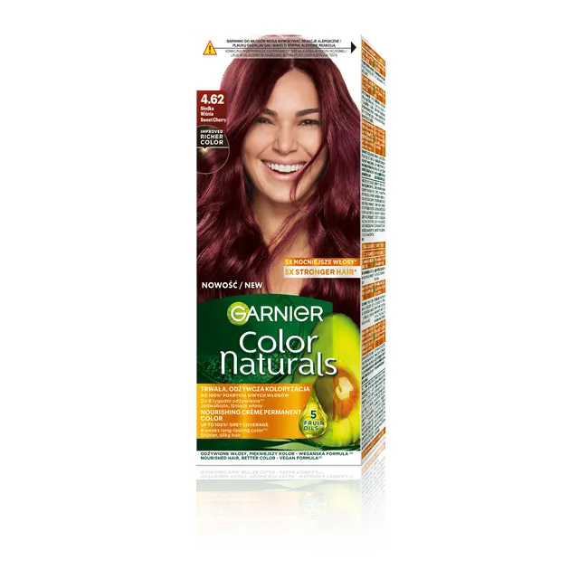Plaukų dažai GARNIER COLOR NATURALS, 4.62