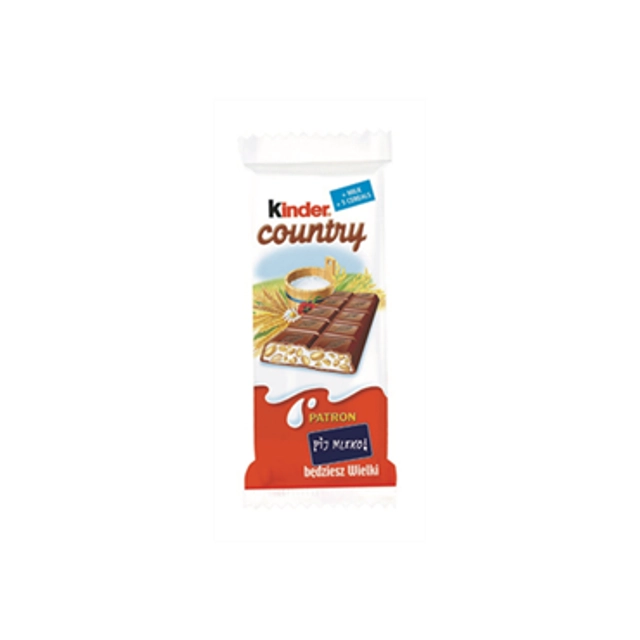 Chocolate bar KINDER COUNTRY, 23.5 g