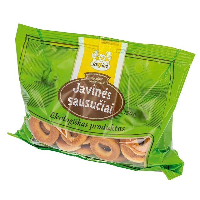 Ekologiški kvietiniai sausučiai JAVINĖS, 150 g
