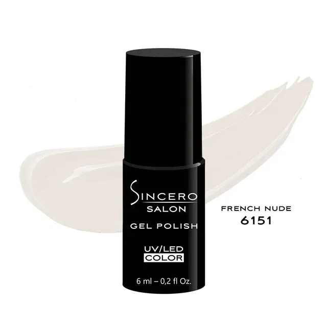 Gelinis nagų lakas SINCERO SALON French pure, 6 ml 6151