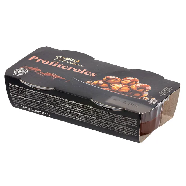 Десерт Профитроли BILLA PREMIUM, 2x90 г