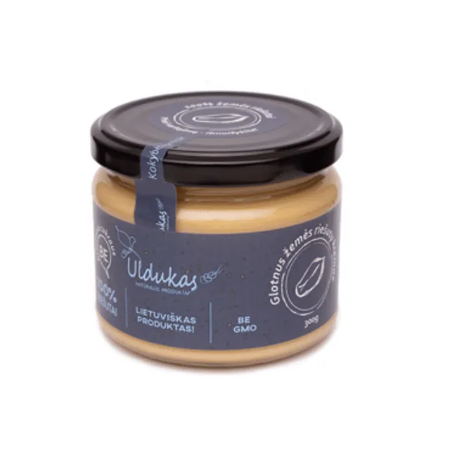 Glotnus žemės riešutų kremas ULDUKAS, 300 g