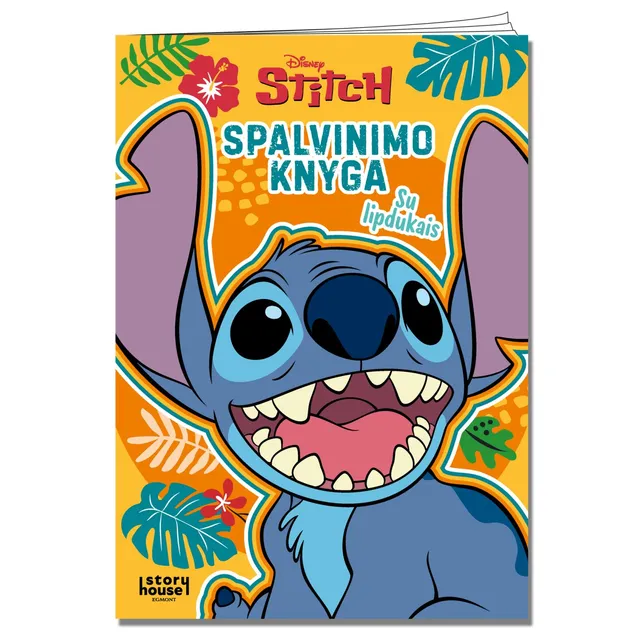 Knyga STITCH. SPALVINIMAS SU LIPDUKAIS