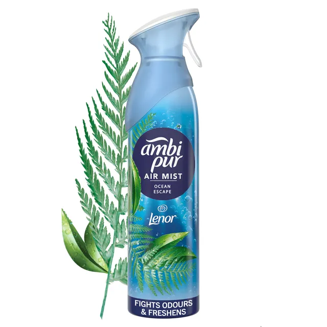 Purškiamas oro gaiviklis AMBI PUR Ocean Mist, 185 ml
