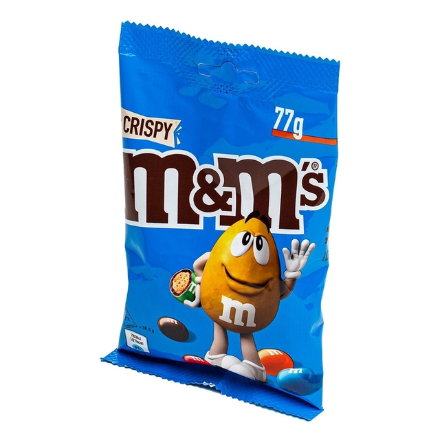Шоколадные конфеты с хрустящей рисовой начинкой M&M'S, 77 г