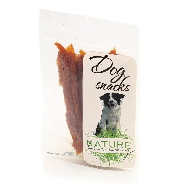 Šunų ėdalo papildai skanėstai džiovinta antiena NATURE LIVING, 75 g