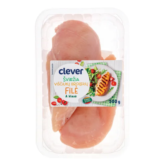 Šviežia viščiukų broilerių file CLEVER