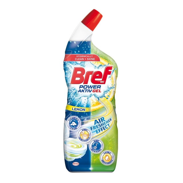 Tualeto valiklis BREF POWER ACTIVE GEL OCEAN, 750 ml