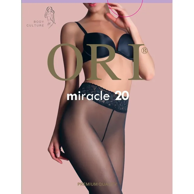 Moteriškos pėdkelnės ORI Miracle 20 DEN – Neutro, 4