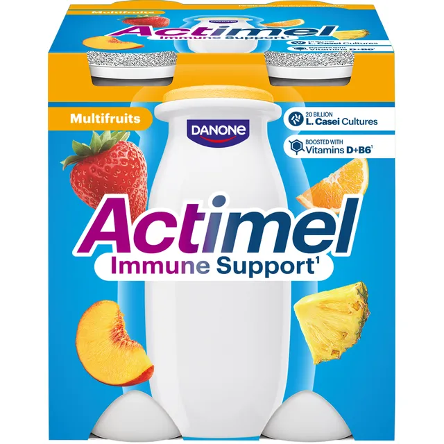 Jogurtas vaisinis skonio ACTIMEL, 4x100 g