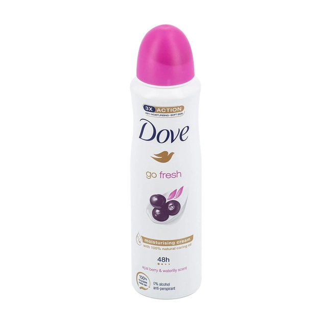 Moteriškas purškiamas dezodorantas DOVE ACAI BERRY, 150 ml
