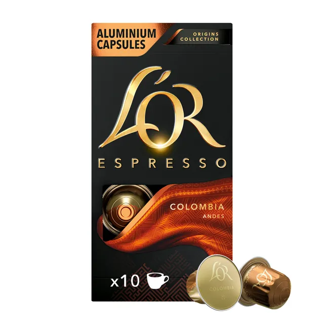 Coffee capsules L'OR COLOMBIA, 10 pcs.