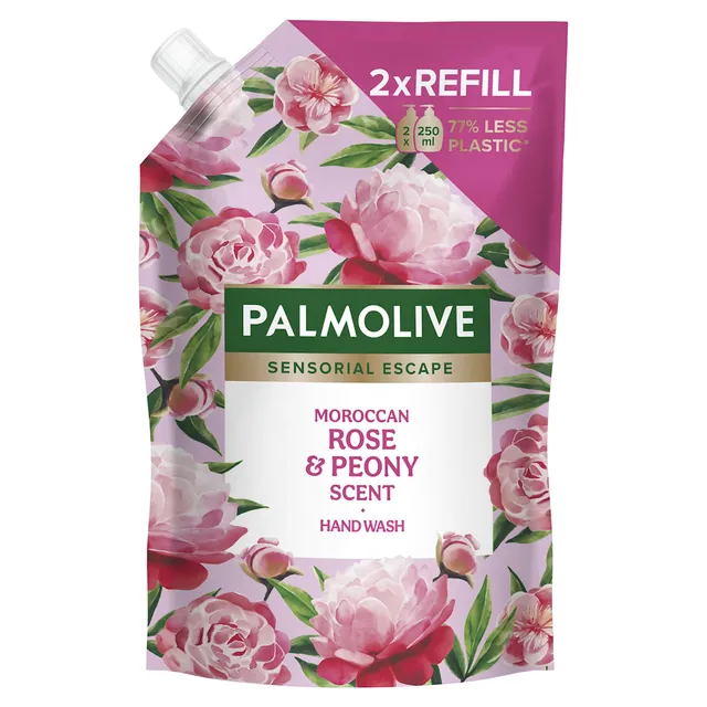 Жидкое мыло PALMOLIVE SENSORIAL ESCAPE ROSE & PEONY (дополнение), 500 мл