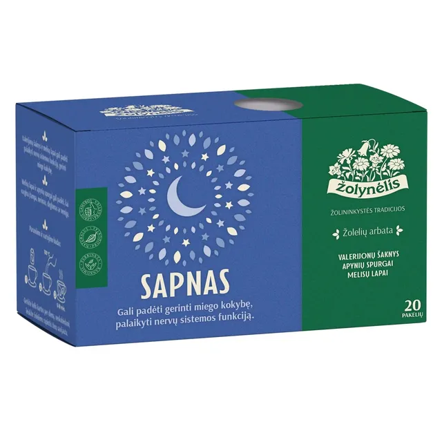 Herbal Tea ŽOLYNĖLIS DREAM, 20 pcs.