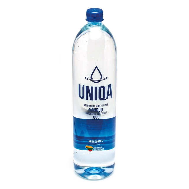 Negazuotas mineralinis vanduo UNIQA, 1,5 l