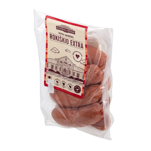 Вареные сосиски ROKIŠKIO EXTRA, 500 г