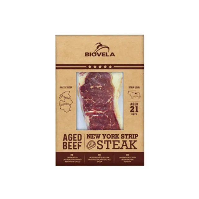 Aged beef loin steak bone-free, NEW YORK/STRIP chilled, 240 g