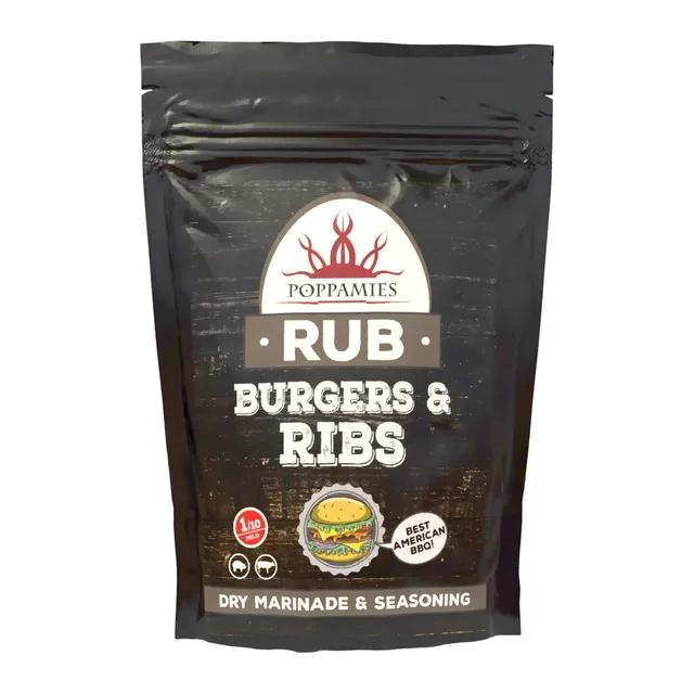 Spice mix BURGERS & RIBS POPPAMIES, 200 g