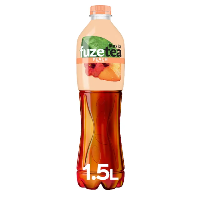 Non-carbonated peach flavored tea drink FUZETEA, 1.5 l