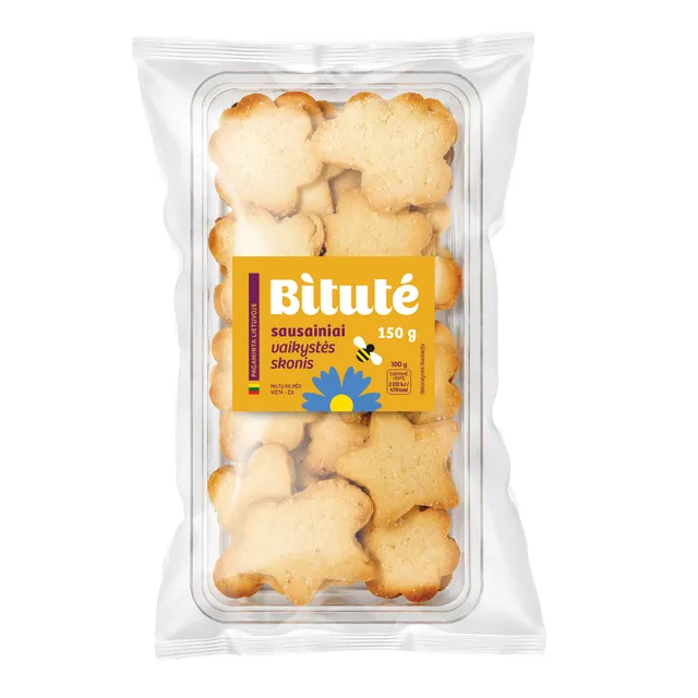 Močiutės sausainiai BITUTĖ, 140 g