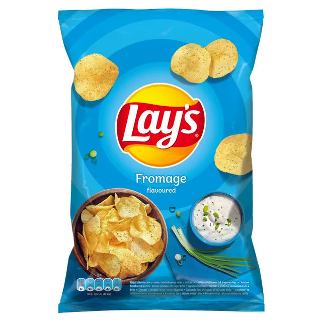 Картофельные чипсы со вкусом сметаны LAY'S, 130 г