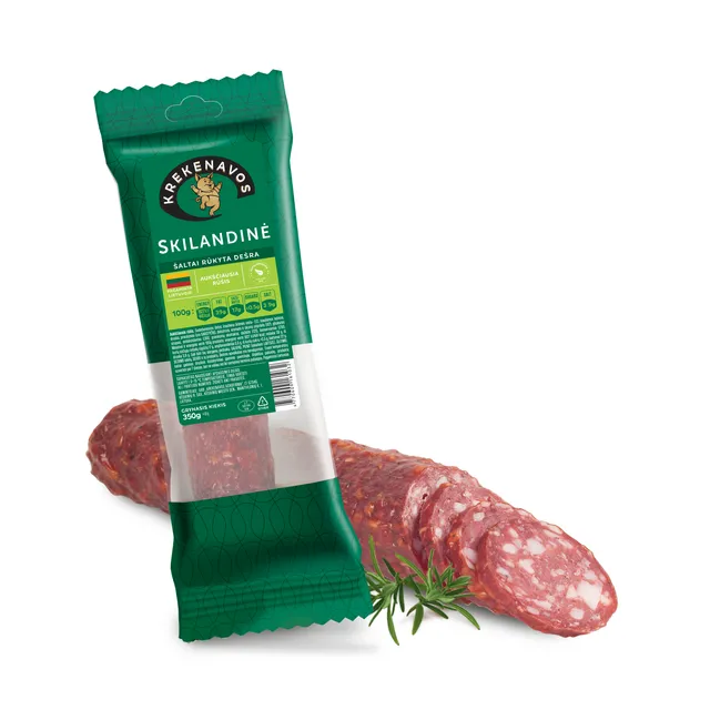 Šaltai rūkyta KREKENAVOS skilandinė dešra, a. r., 350 g