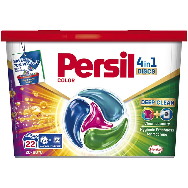 Washing capsules PERSIL DISCS COLOR, 22 washes