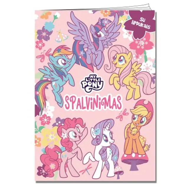Knyga MY LITTLE PONY. SPALVINIMAS