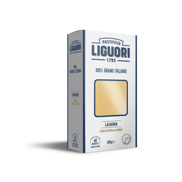 Kietagrūdžiai itališki lazanijos lakštai LIGUORI, 500 g