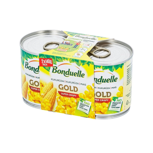 Kukurūzai BONDUELLE, 2 x 212 ml