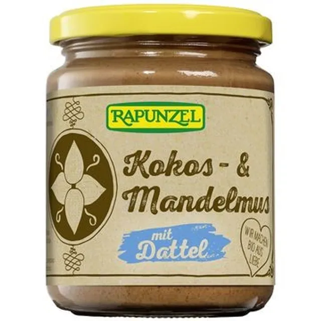 Organic coconut and almond cream with dates RAPUNZEL, 250 g