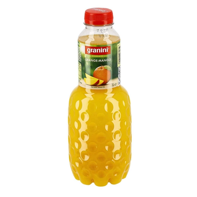 Apelsinų ir mangų nektaras GRANINI, 1 l