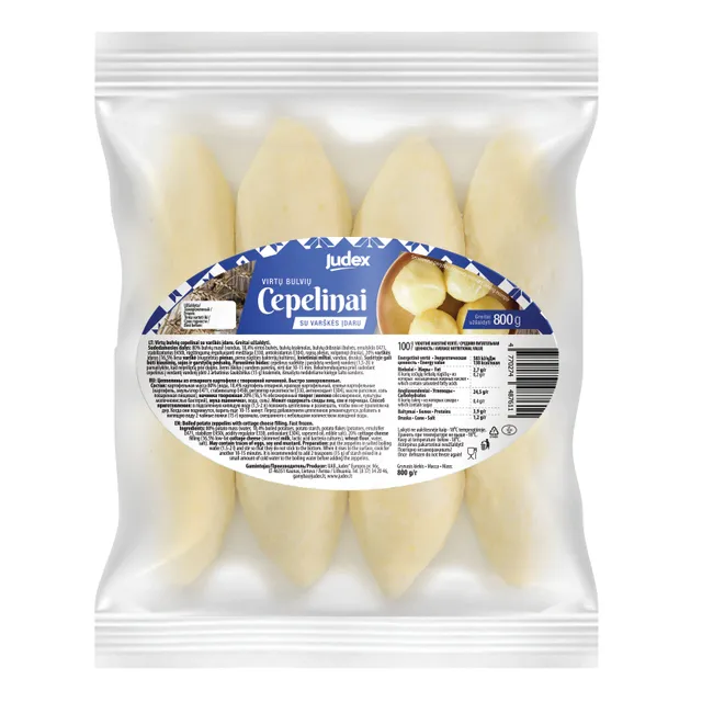 Вареники с картошкой и творогом JUDEX, 800 г