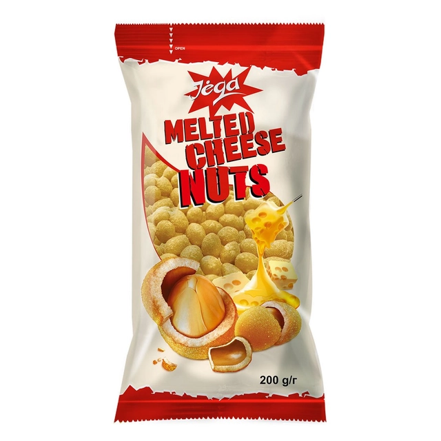 Riešutai traškioje luobelėje lydyto sūrio skonio JĖGA, 200 g