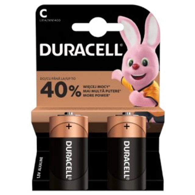 Elementai DURACELL LR14, C, 2 vnt.