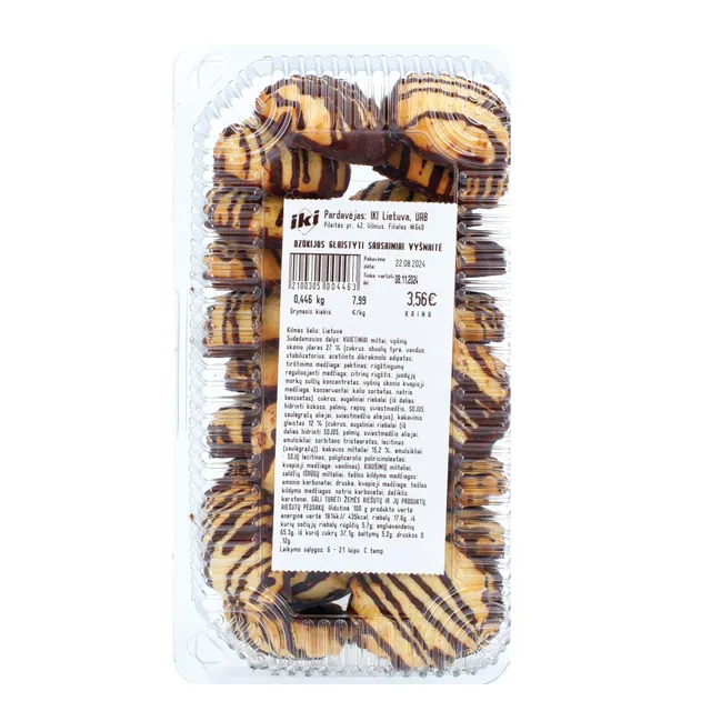 Cookies VYŠNAITĖ DZŪKIJOS, 275 g