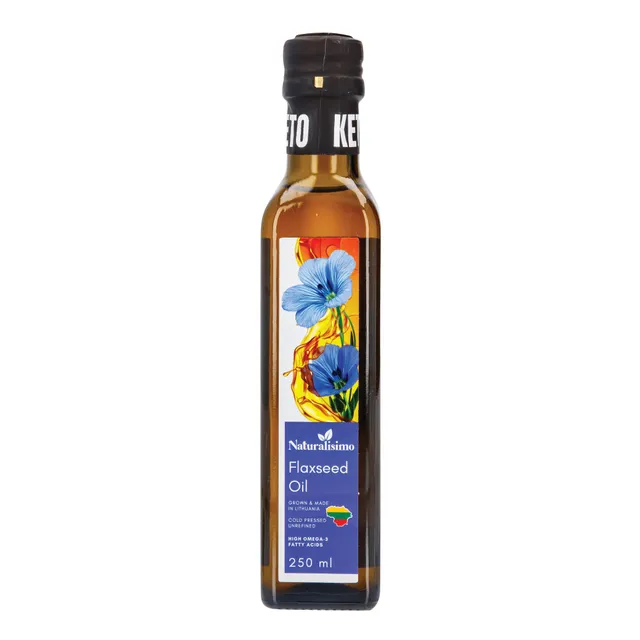 Linų sėmenų aliejus Naturalisimo 250ml