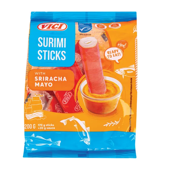 Surimi Sticks with Sriracha Sauce VIČI, 200 g