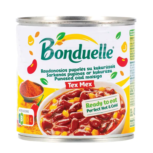 Красная фасоль с кукурузой в соусе BONDUELLE, 492 г