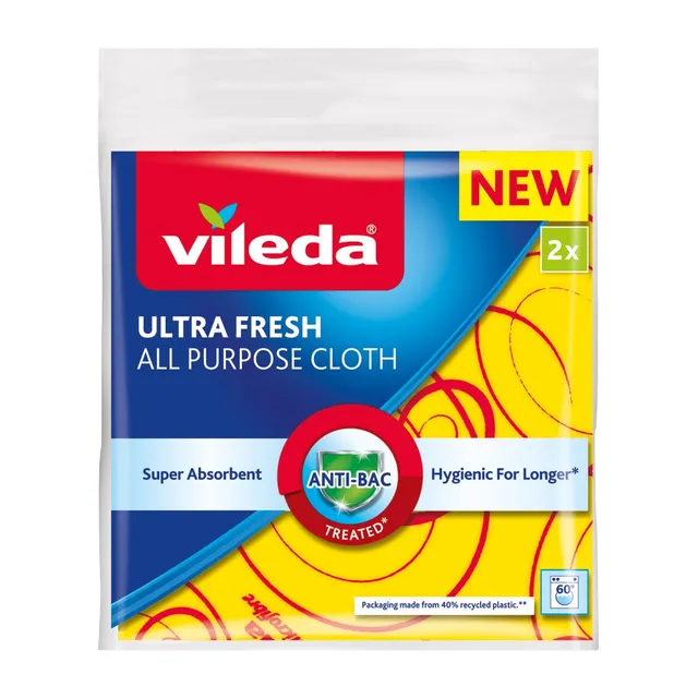 Universali šluostė VILEDA ULTRA FRESH, 2 vnt.