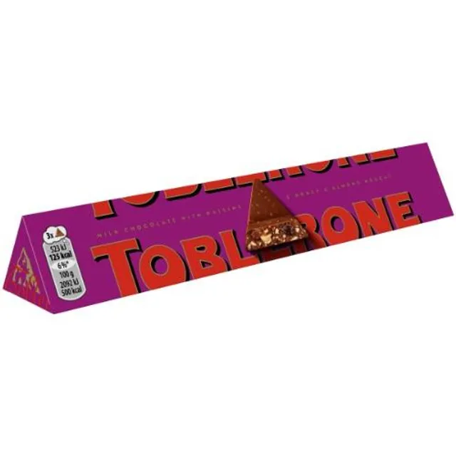 Молочный шоколад TOBLERONE FRUIT & NUT, 100 г